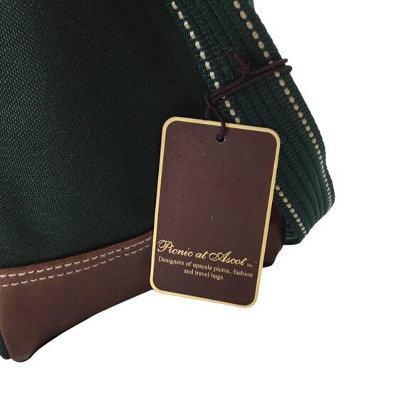 Picnic at Ascot NWT Wine Cheese Cooler Insulated Green Bag Tote Charcuterie - Picture 9 of 9